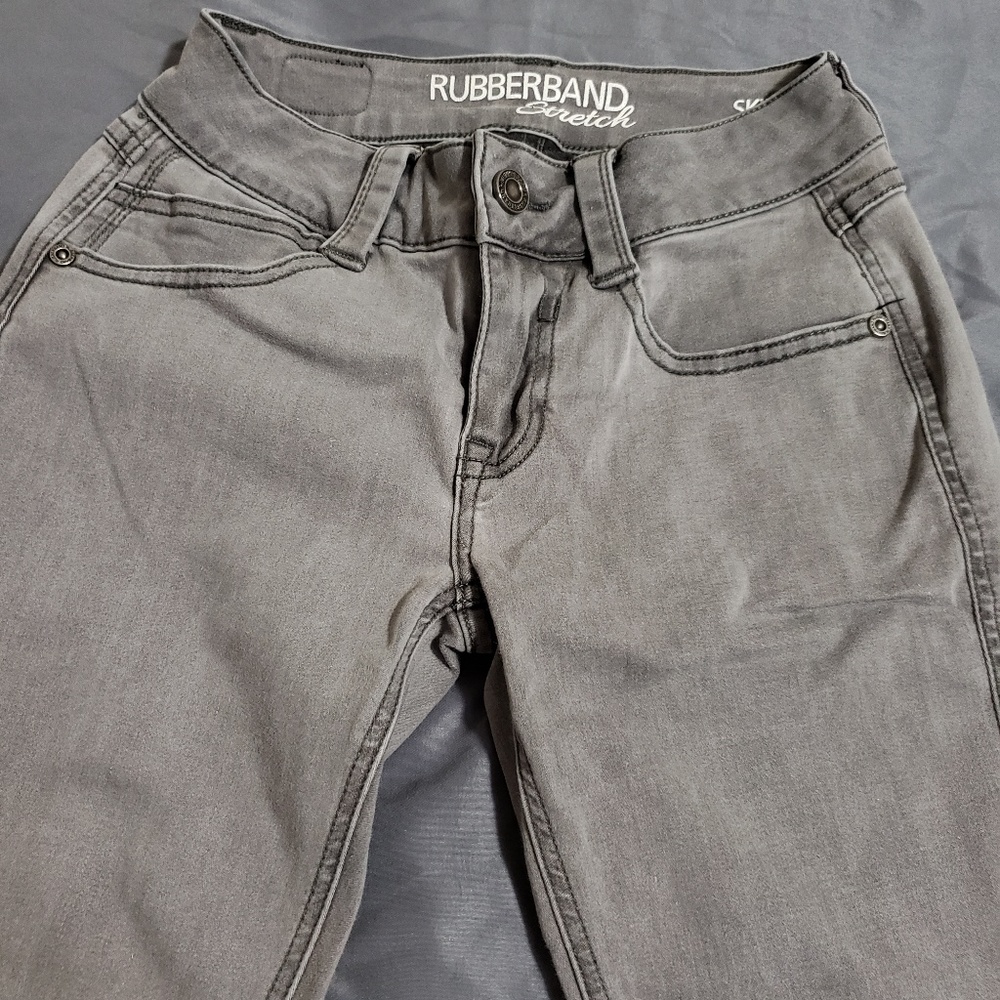Rubberband skinny jeans